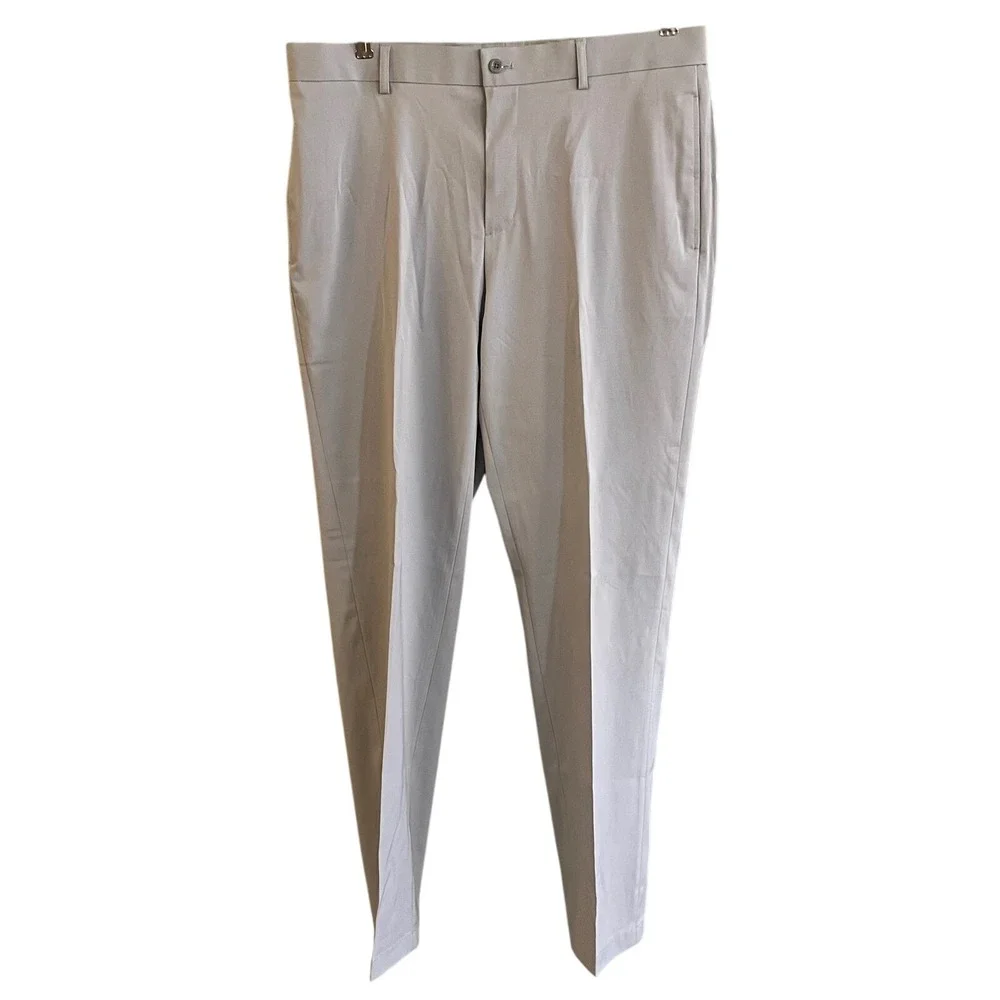 Slazenger Men's Golf Pants Light Weight Gray 34x34 Poly Spandex NWOT
